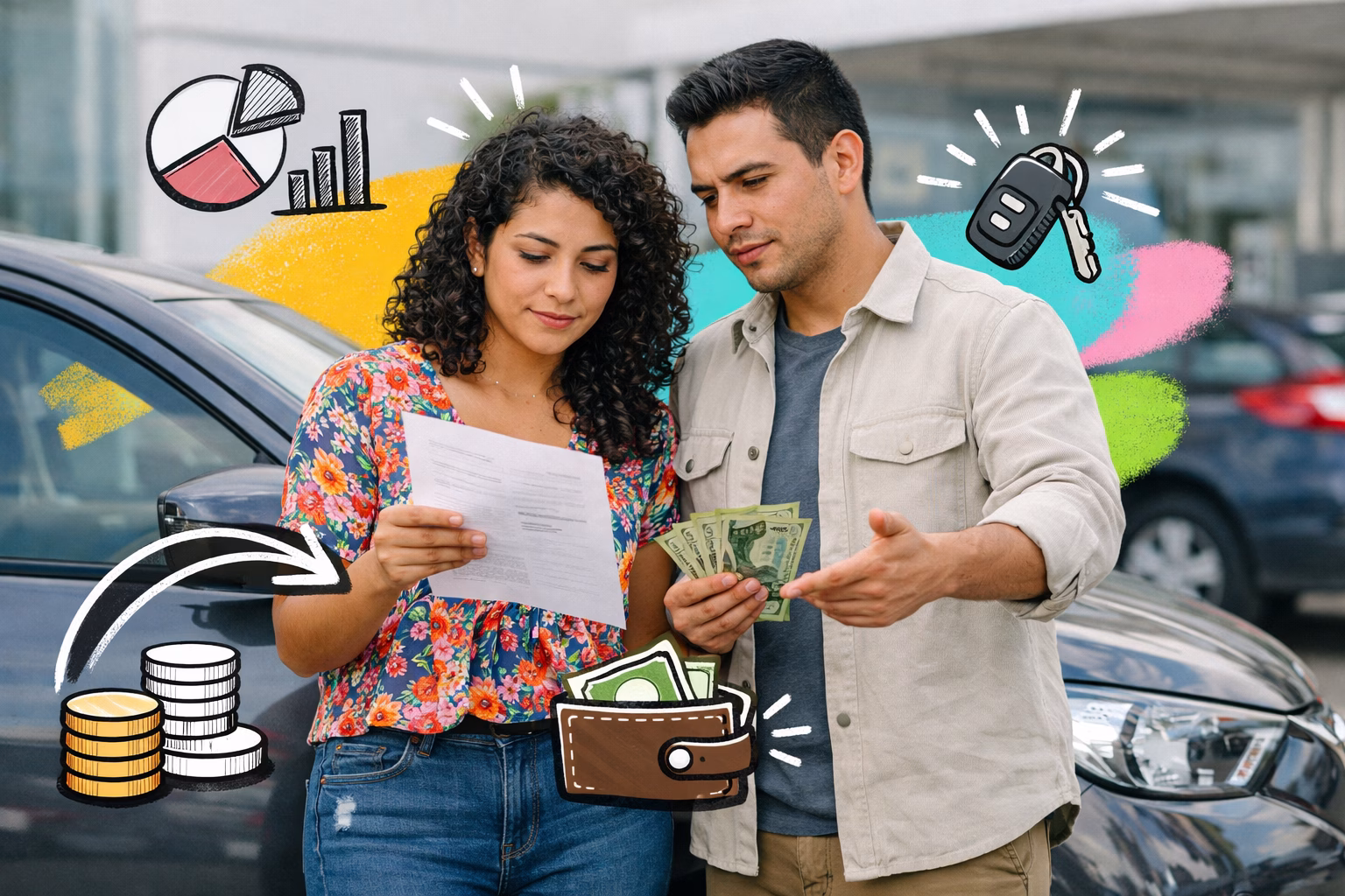 Cuánto enganche dar para un crédito automotriz en México