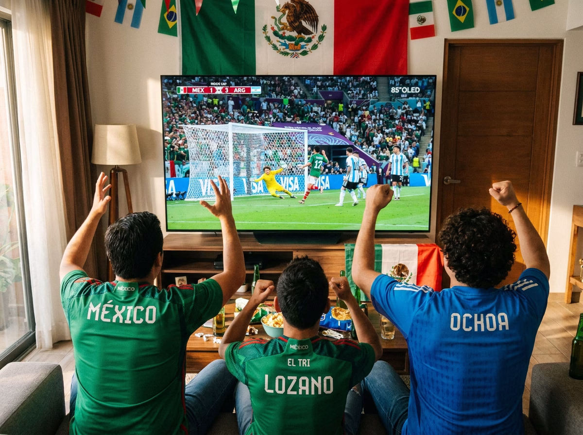 Las mejores TVs para ver el Mundial 2026 1 Familia Mexicana Mundial